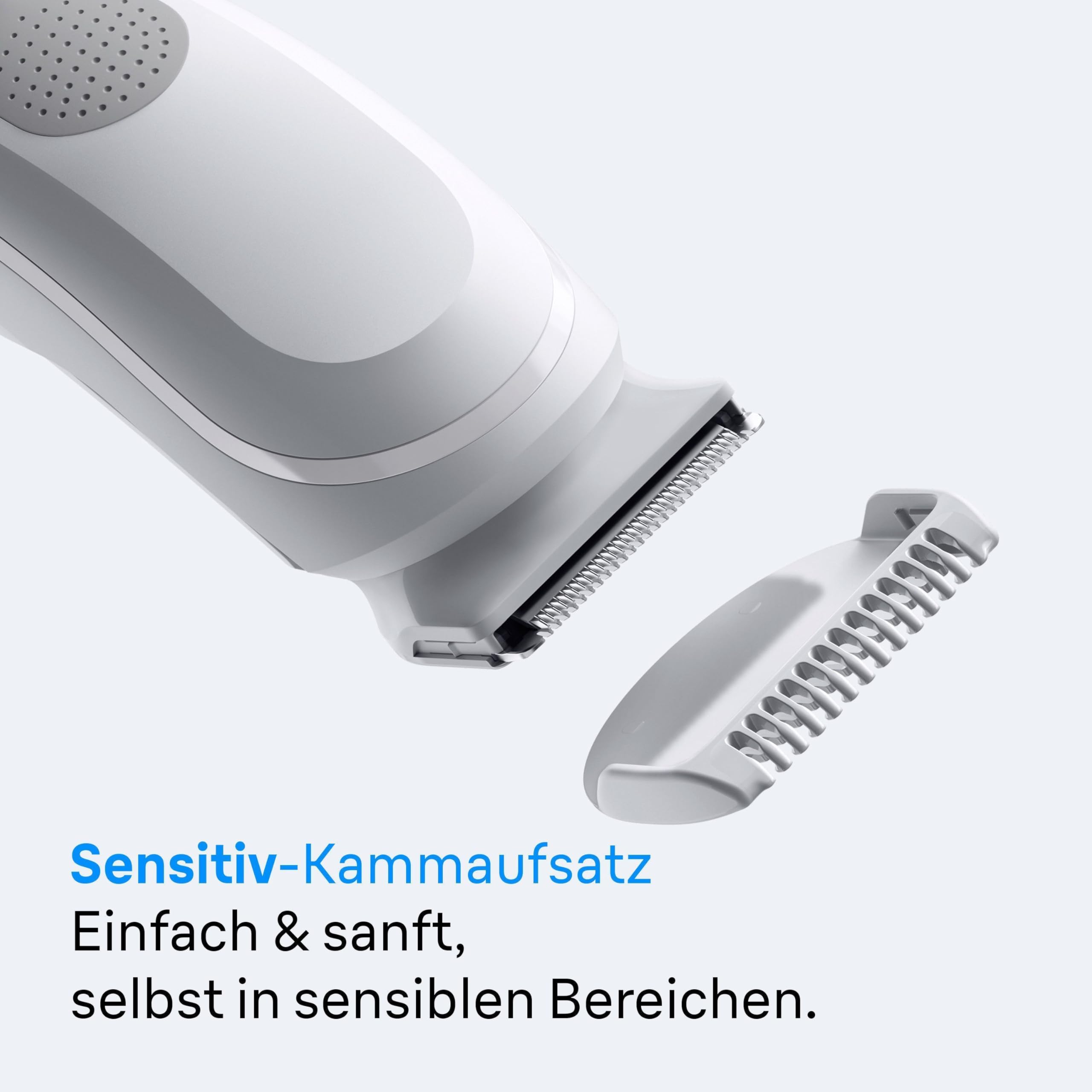 Bodygroomer Series 3, Elektrischer Körperrasierer Herren mit 3 Zubehörteile, BG3530, Grau