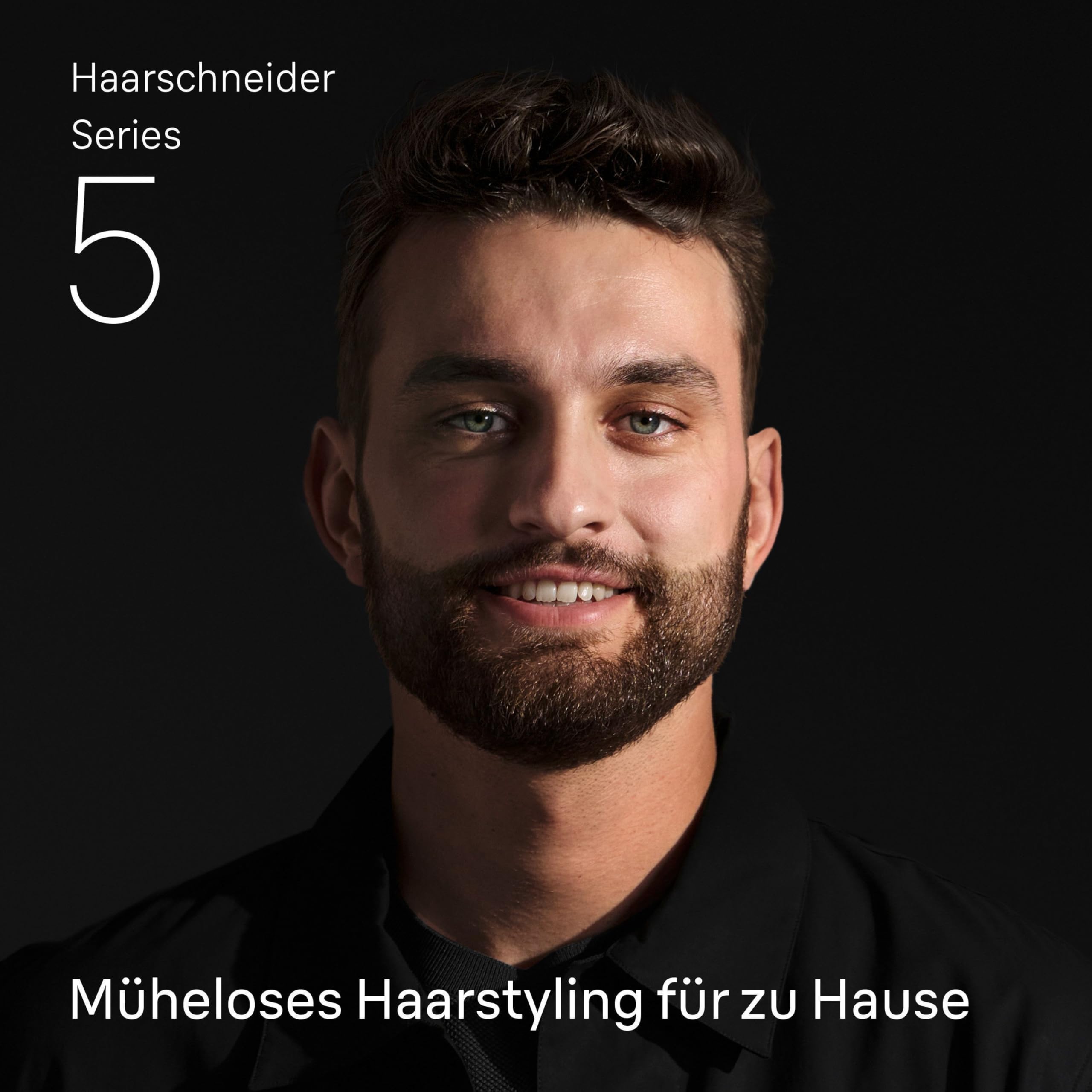 Haarschneider Series 5, Haarschneidemaschine und Rasierapparat für Herren, Haartrimmer mit Ultrascharfe Klingen, HC5530, Schwarz