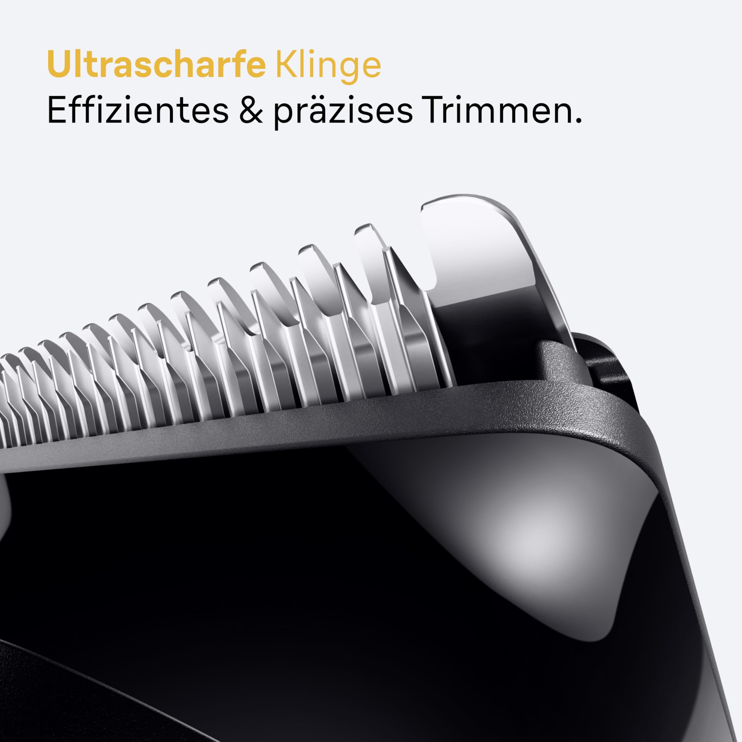 Barttrimmer Series 5, Elektrischer Bartschneider Herren mit 5 Zubehörteile, Ultrascharfe Klinge, BT5525, Grau