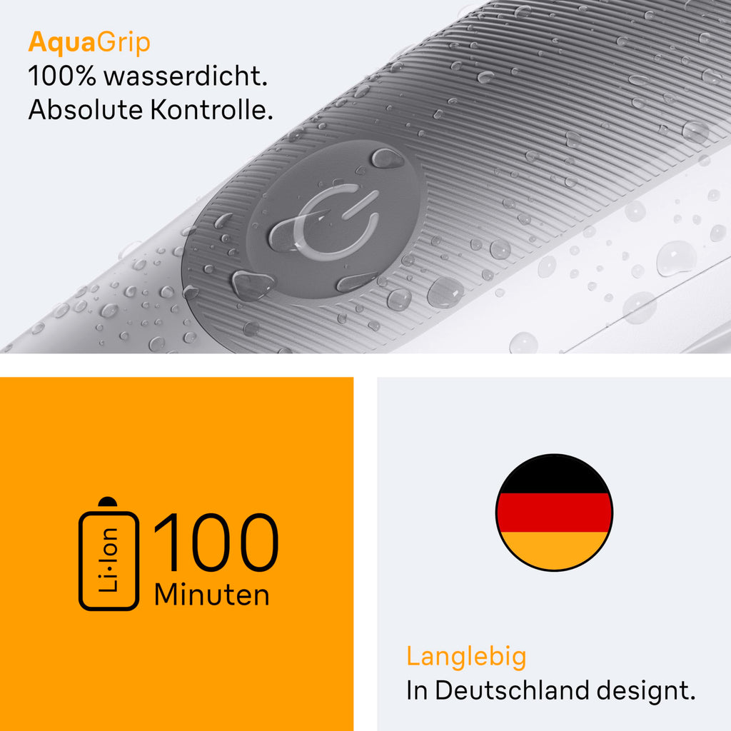 Bodygroomer Series 5, Elektrischer Körperrasierer Herren mit 2 Zubehörteile, BG5500, Grau