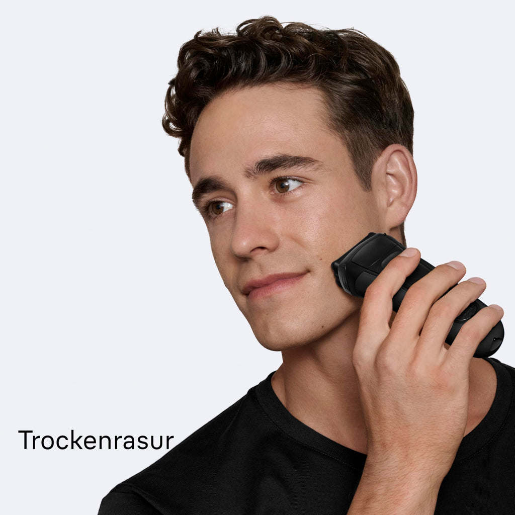 Series 3 Elektrorasierer Herren – Rasierapparat mit 3 Flexiblen Klingen – 300s, Grau